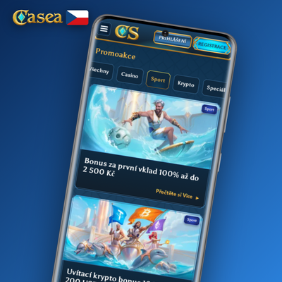 Casea Casino promo akumulátorové navýšení výhry u tiketů s kurzem od 1,50