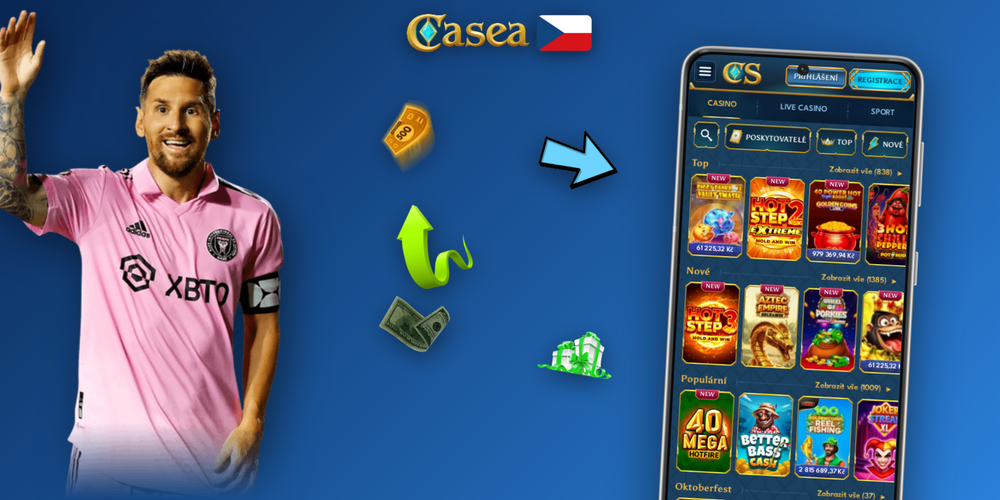 Hráči s Casea Casino mobilní aplikací doma v kavárně i v MHD