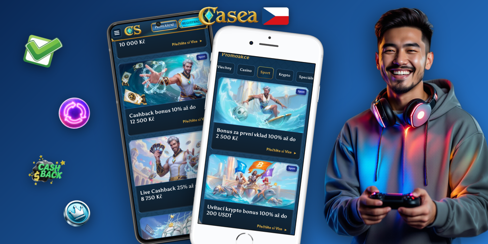 Registrační formulář Casea Casino se zadaným promo kódem CASSTAR100 a potvrzovacím tlačítkem