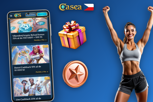 Věrnostní VIP program Casea Casino s pěti úrovněmi odměn pro pravidelné hráče